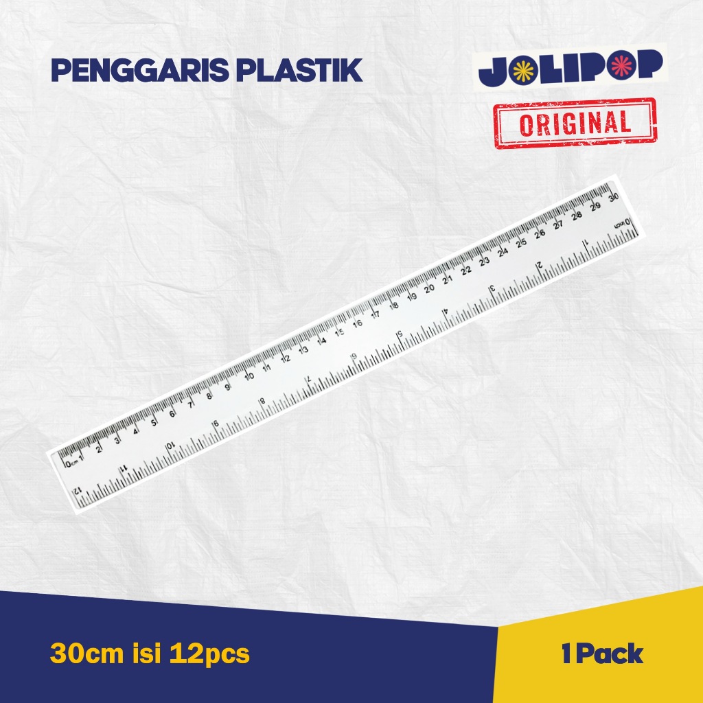 

Penggaris Plastik 30cm / 1 Pack 12pcs / Grosir / Penggaris Bening / Penggaris Panjang