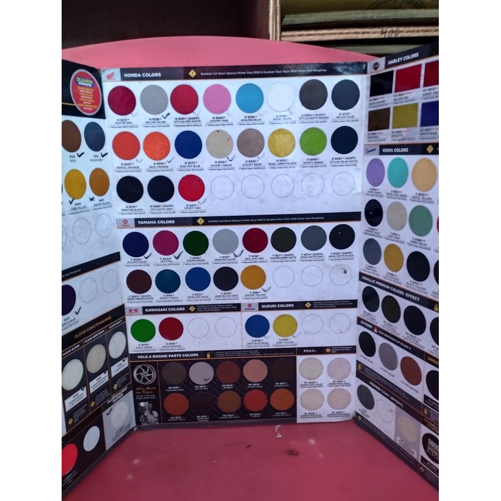 Pilox diton premium warna candy tone red