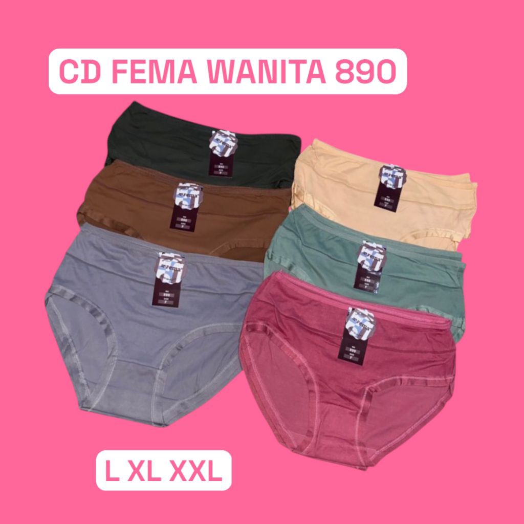celana dalam wanita fema 890 Al size / CD wanita dewasa fema original