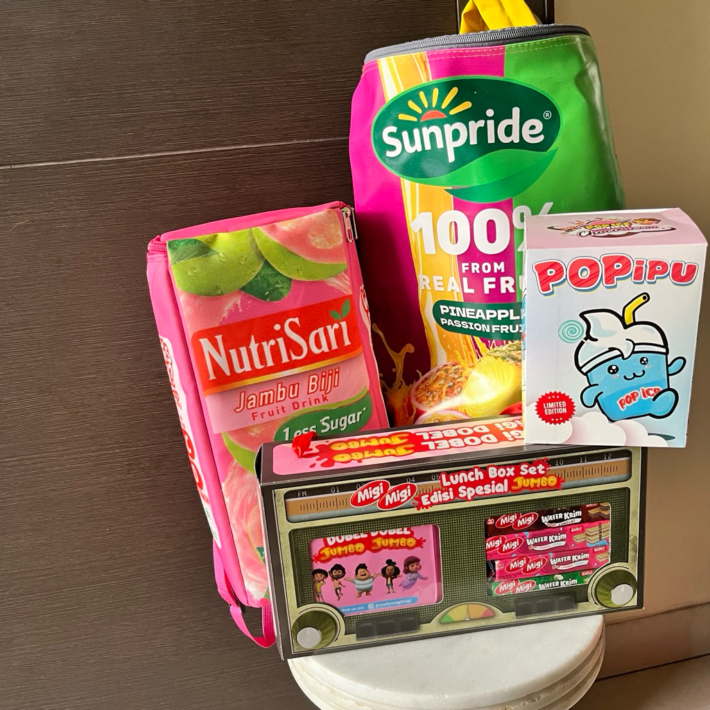 

[ETALASE BARU] Ready JKT Snack PRJ 2025 Paket Viral Tas Tumbler Boneka Fresh Care Fox Milk Life banyak bonus co berapa aja