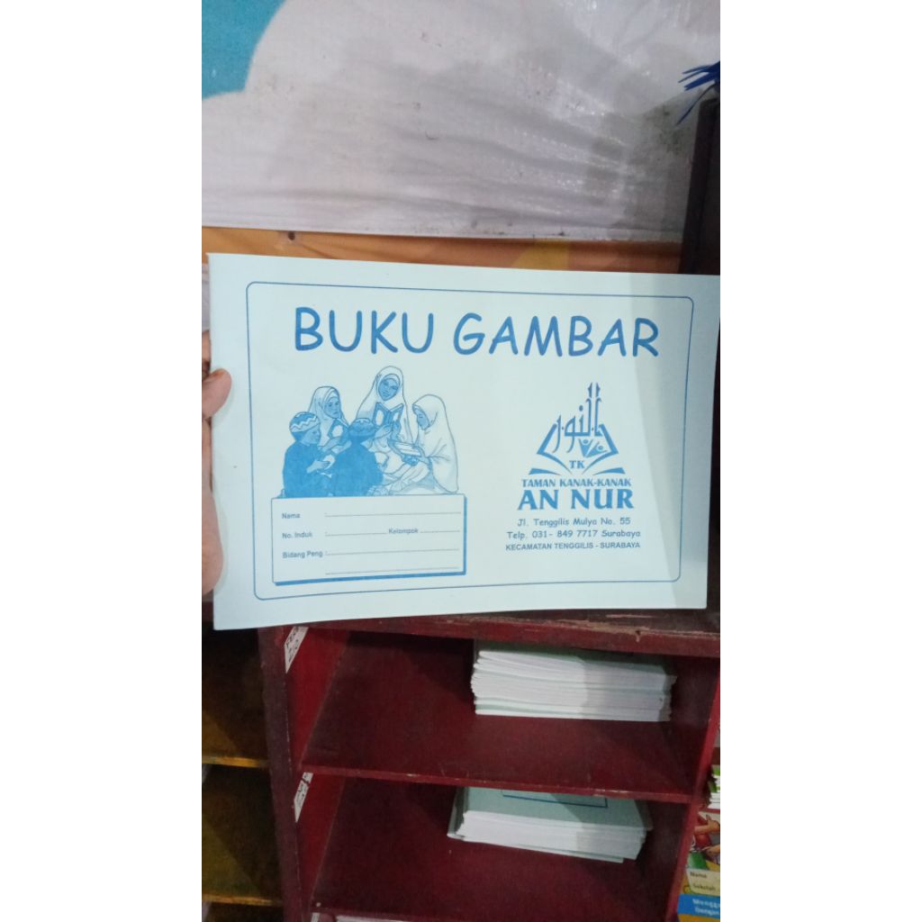 

buku gambar custom A4