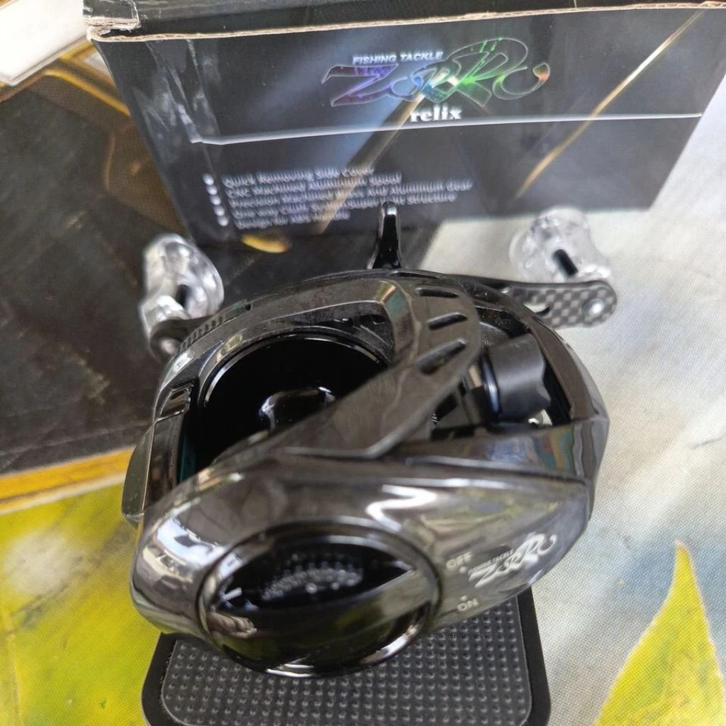 Reel BC zorro relix alat pancing drag clicker handle kiri