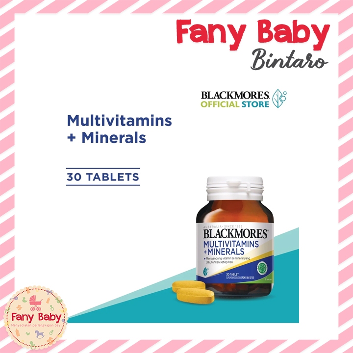 BLACKMORES MULTIVITAMIN + MINERALS 30 TABLET