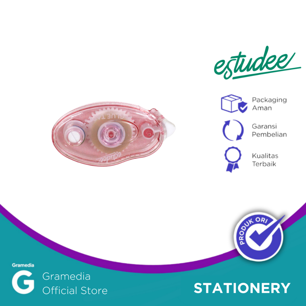 

Gramedia Pettarani - GLUE TAPE ESTUDEE PINK SERI ES-G501