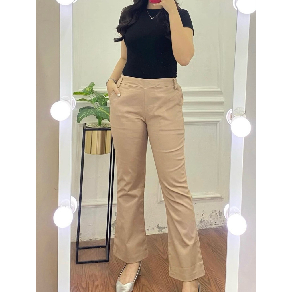 CELANA CUTBRAY FAUZIRA BAHAN Z*RA/ BAHAN KATUN IMPORT PREMIUM  Z*ARA