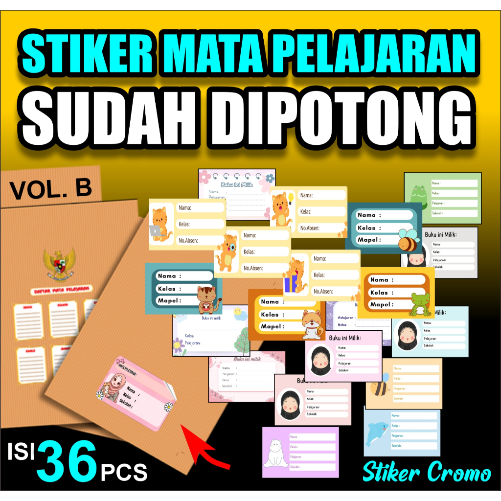 

STIKER MATA PELAJARAN STIKER CROMO SUDAH DIPOTONG VOL B