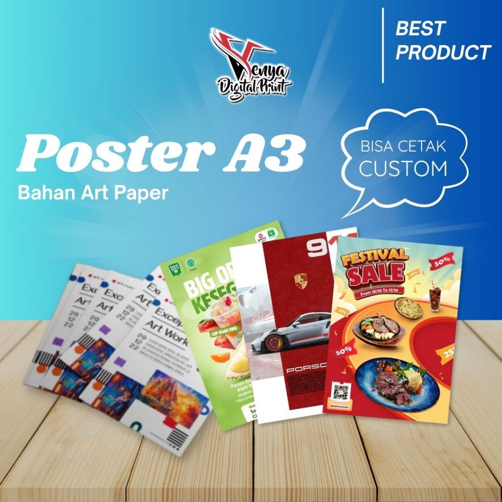 

Cetak Art paper A3 Murah / Cetak Poster / Cetak Flyer murah
