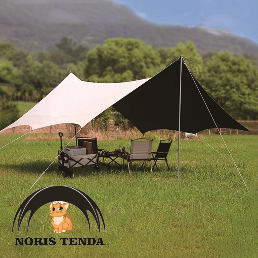 tenda flysheet ultralight ukuran 1,5 x 2 meter flysheet Awning