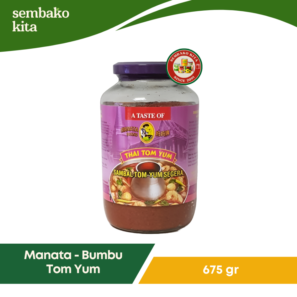 

Bumbu Tom Yum Mamata Brand 675g – Tom Yum Paste Original