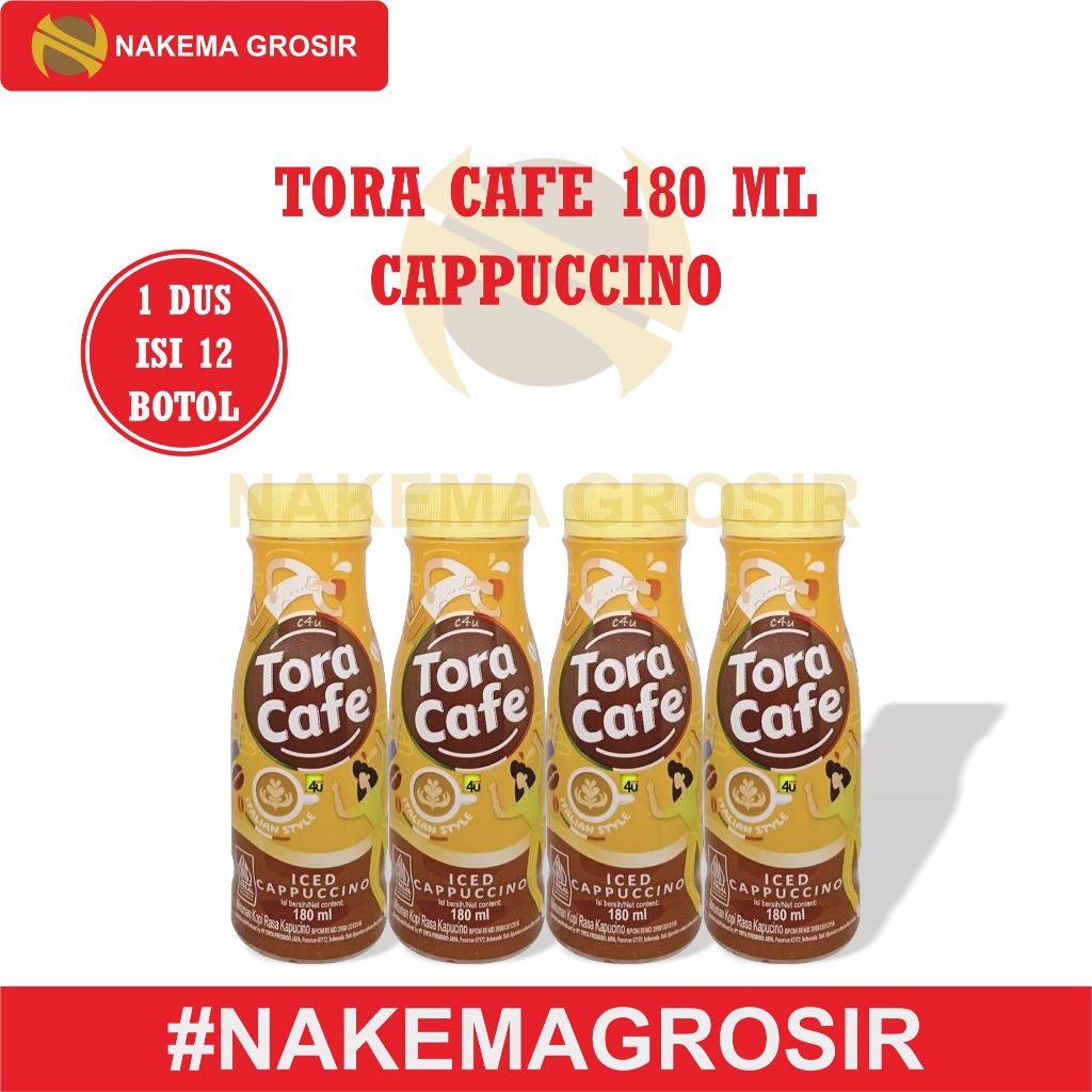 

TORA CAFE ICED CAPPUCCINO 180 ML KEMASAN DUS isi 12 Botol