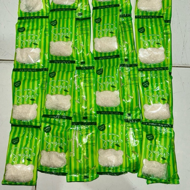 

Gula Pasir 1 Renteng isi 10 Sachet (250 gram) / Gula Putih 250gr 1/4kg Repak Gulaku Kristal Renceng Kecil 1kg 500 gram