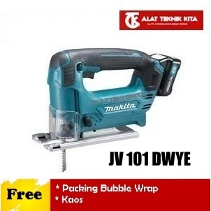 MAKITA JV101DWYE mesin gergaji ukir baterai JV 101 DWYE cordless jigsaw