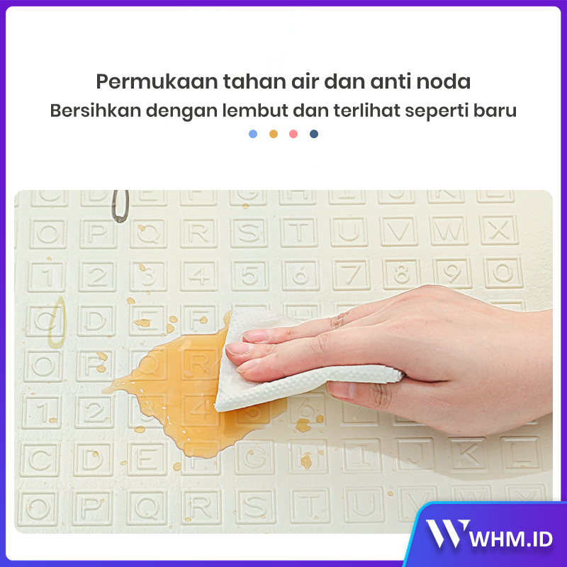 Playmat Matras Tikar Lipat Playmat Bayi Karpet Lipat Matras Anak Karpet 180 x 200cm 10mm Foam XPE