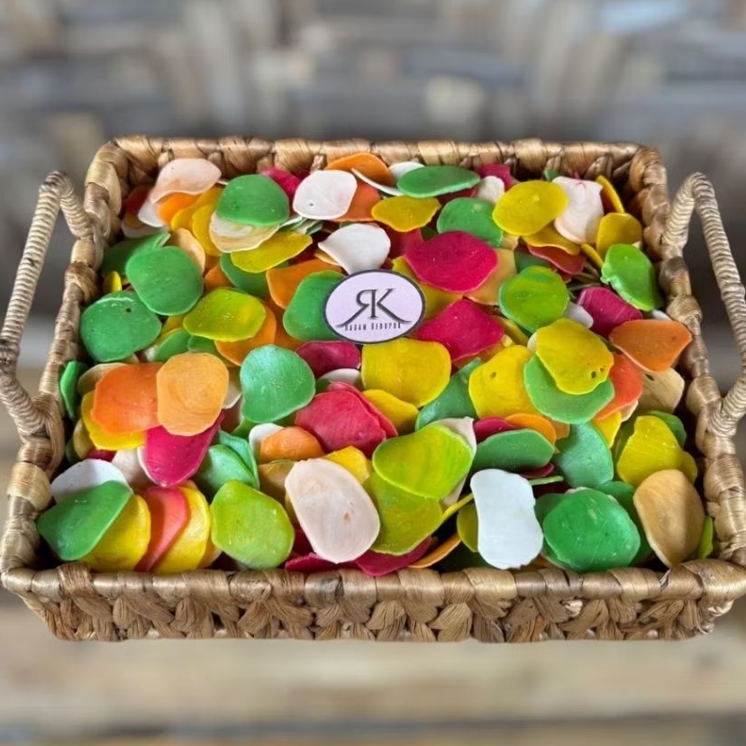 

1Kg Kerupuk bawang warna-warni mentah