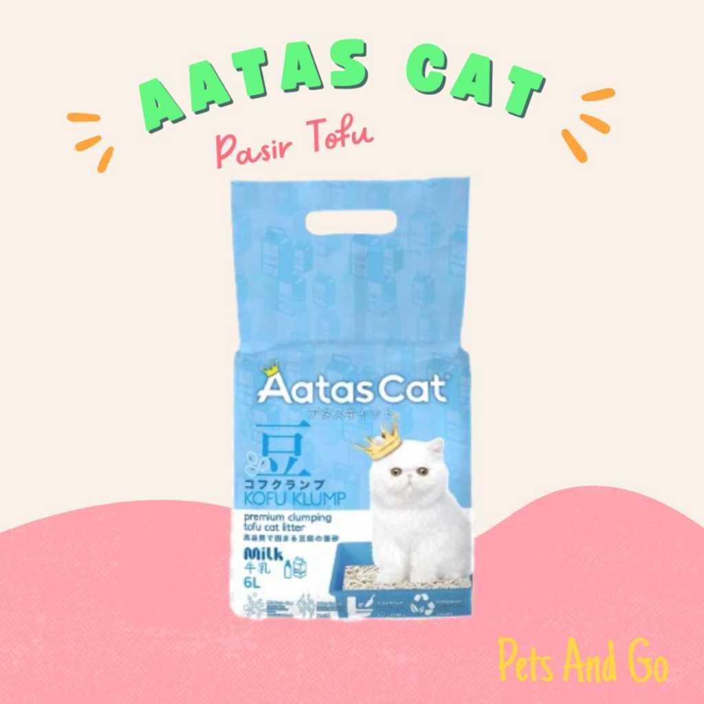 Aatas Kofu Klump Tofu Cat Litter 6 Liter / Pasir Kucing Tofu
