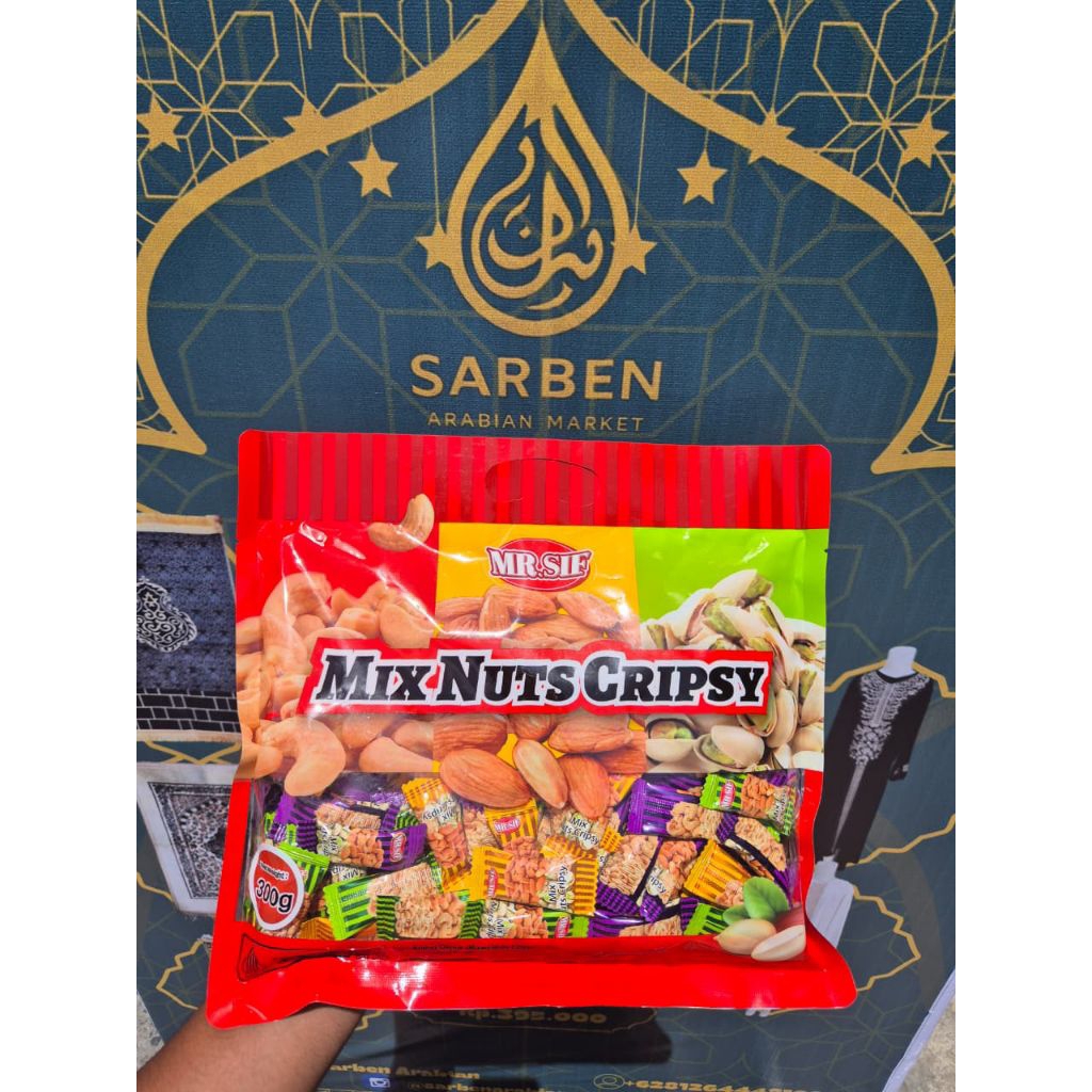 

Mix Nuts Crispy mr sif 300gr