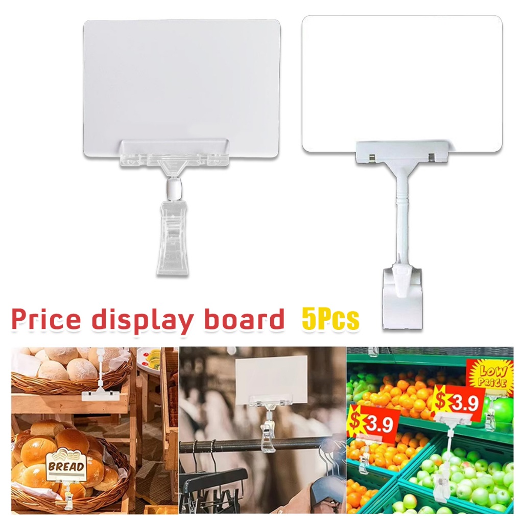 

Papan pajangan harga label harga segar label supermarket tulisan tangan klip POP yang dapat dilepas