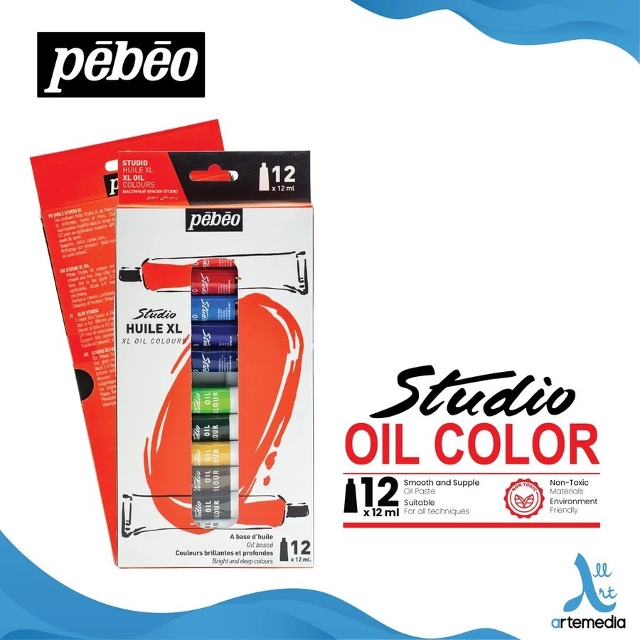 

Gramedia Manado-Pebeo Studio Oil Set 12x12 ML