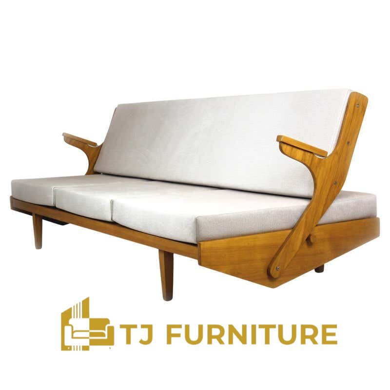 Mid century folding sofa bench | TJ Furniture Jepara