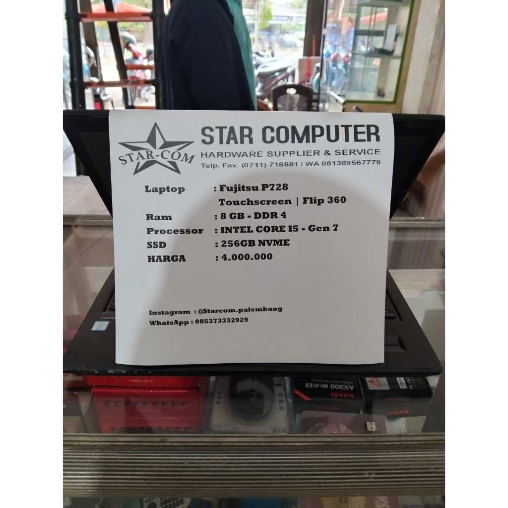 FUJITSU P728 TOUCHSCREEN + FLIP 360