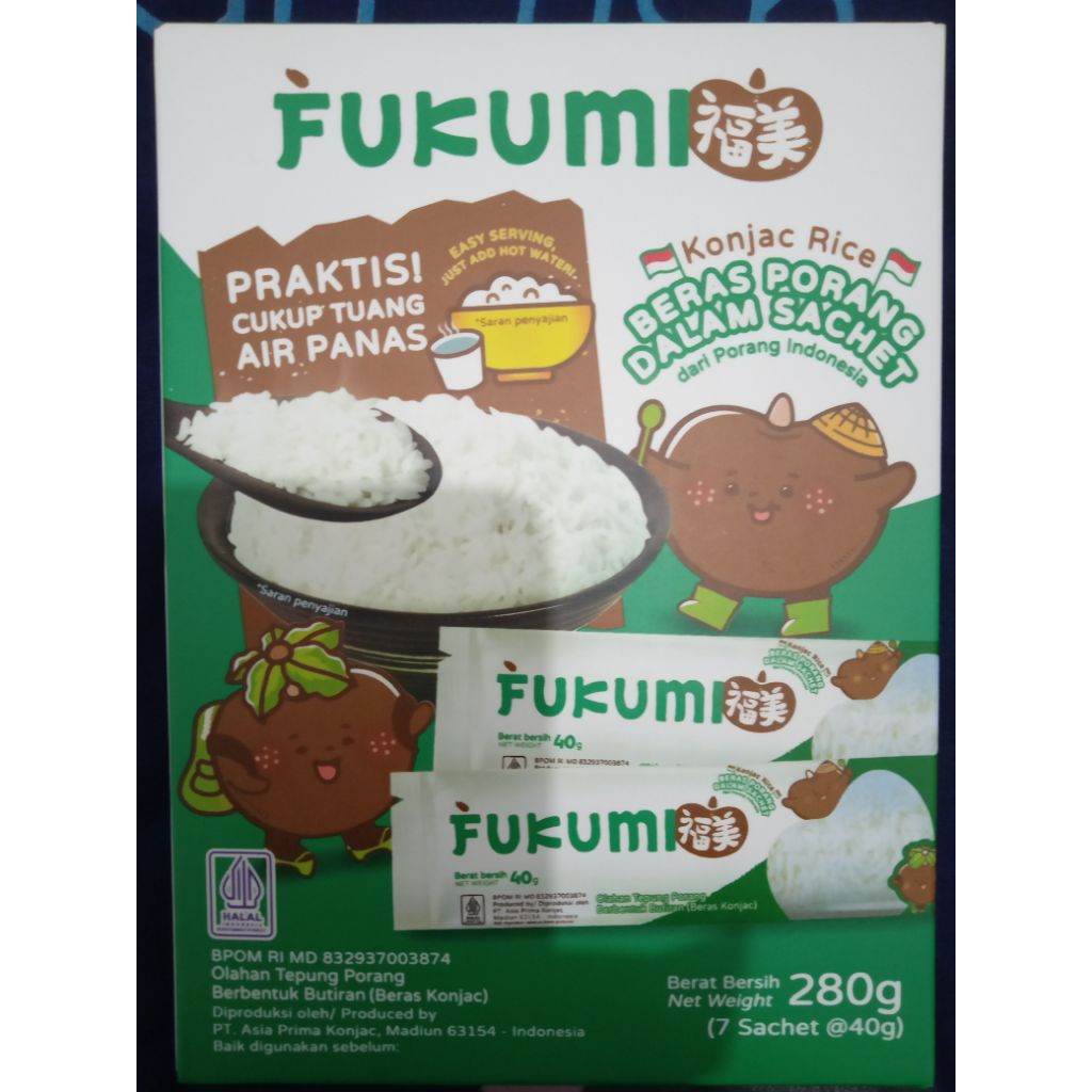 

fukumi beras porang konjac rice