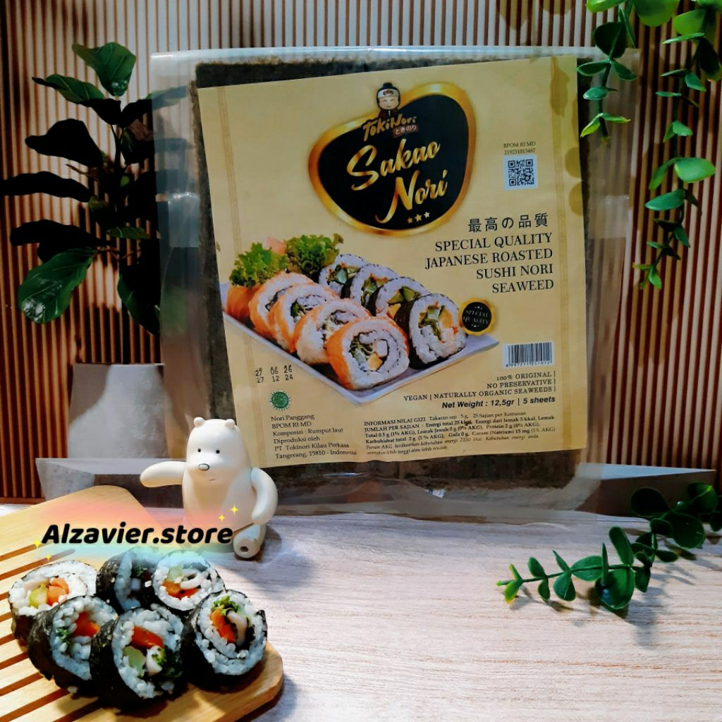 

Nori Sushi isi 5 Lembar Halal bahan sushi java sakao bento rumput laut seaweed sale
