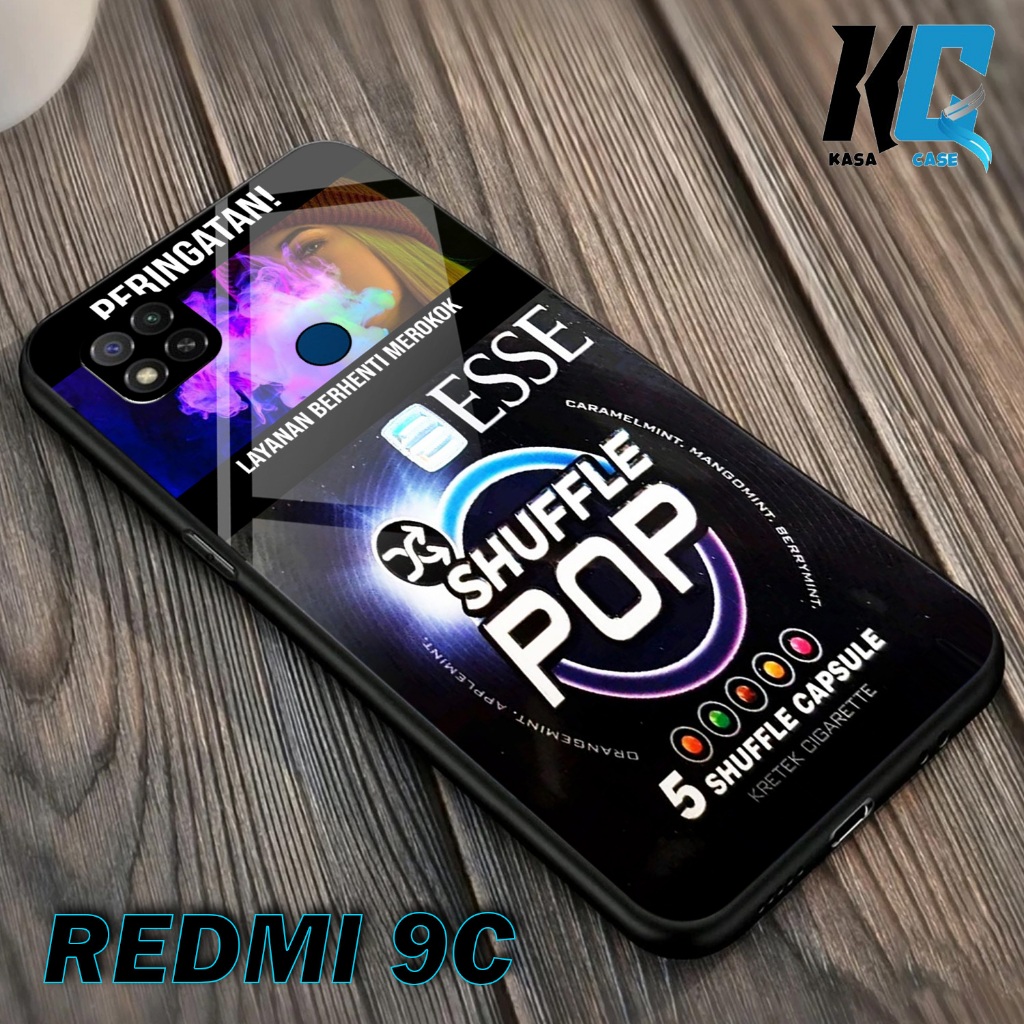 KASA CASE - Case REDMI 9C Fashion ROKOK mix Fashion terbaru Case Flwr Casing Hp Case Murah FUZE-KACA