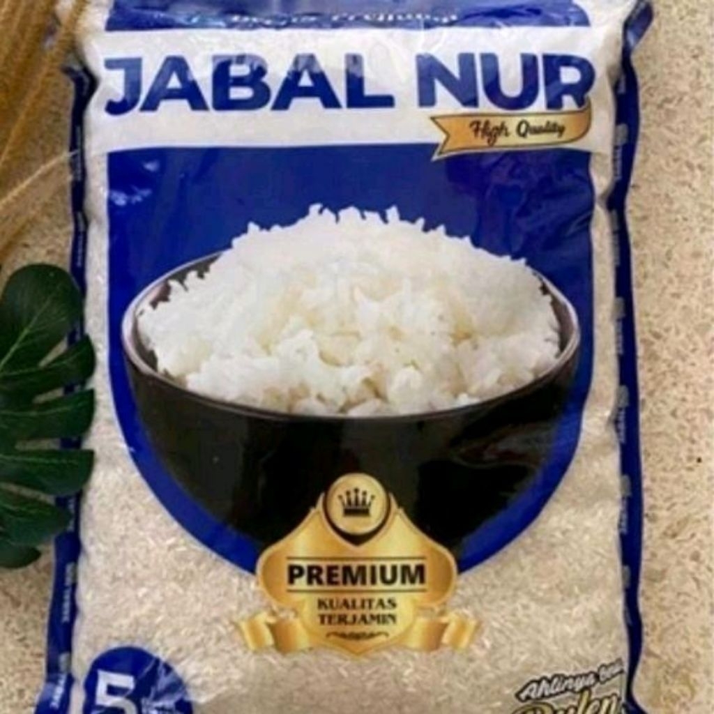 

Beras premium Jabal Nur 5 Kg , makanan sehat