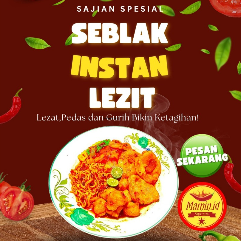 

SEBLAK INSTAN PEDAS VIRAL MAMIN