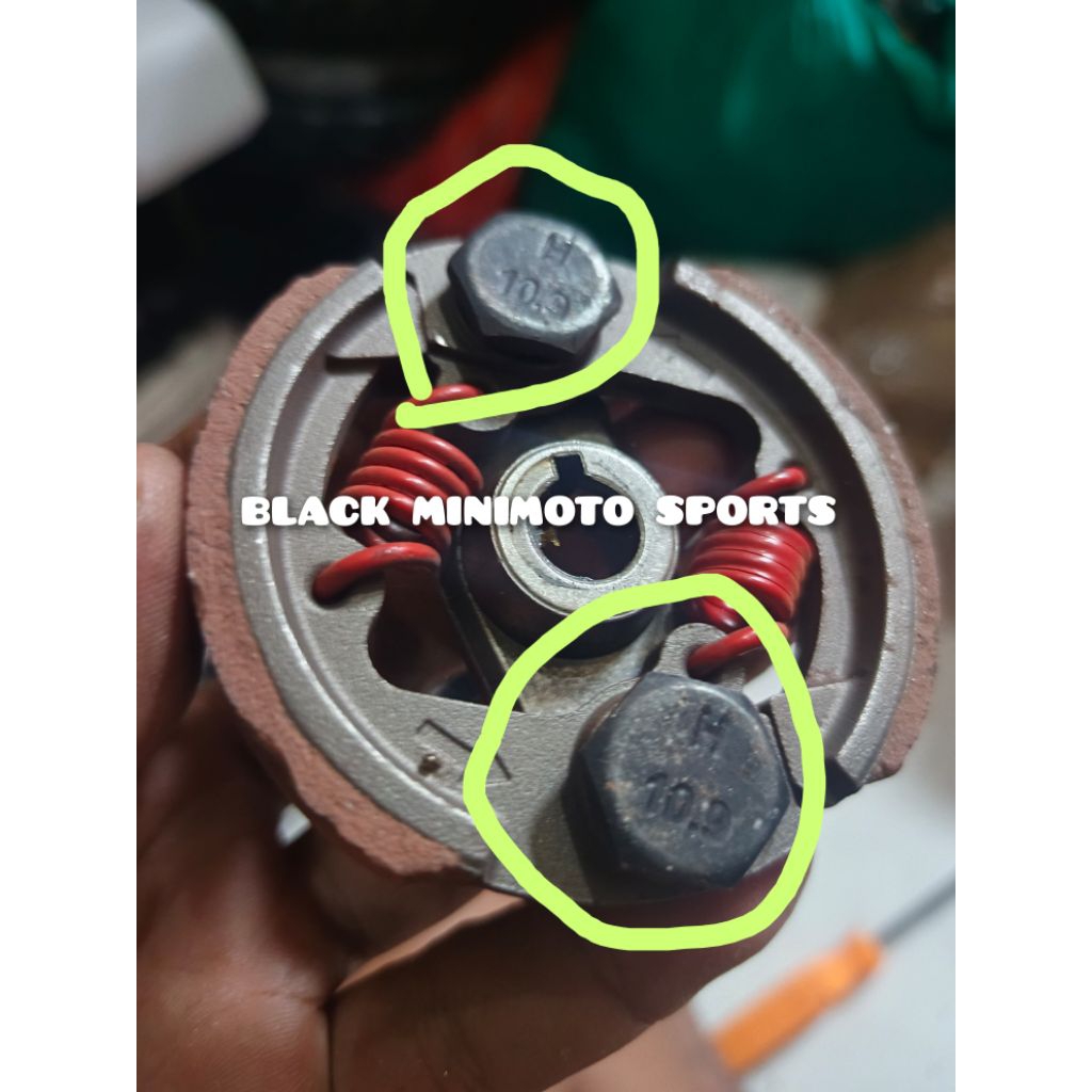 Kampas Kopling Otomatis RACING LOGO Per 2 COPOTAN ORIGINAL Paling Kuat Awet - Mini GP TRAIL ATV SCOO