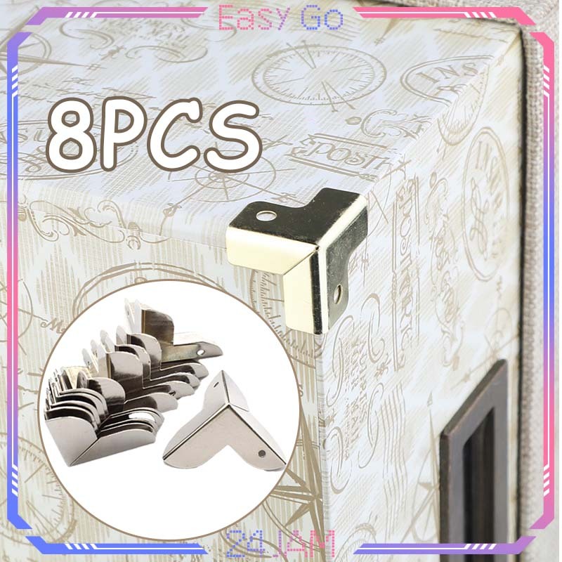 Isi 8pcs Siku Corner Hardcase L Box Siku L Stainless Siku L Hardcase Siku Box Pojok Dengan Sekrup
