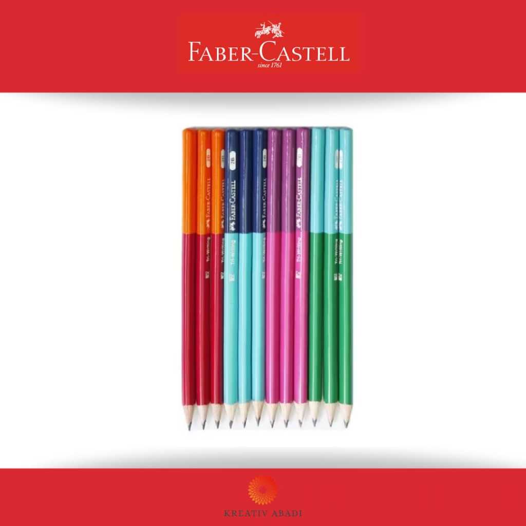 

Faber Castell Pencil Tri-Writing 2B