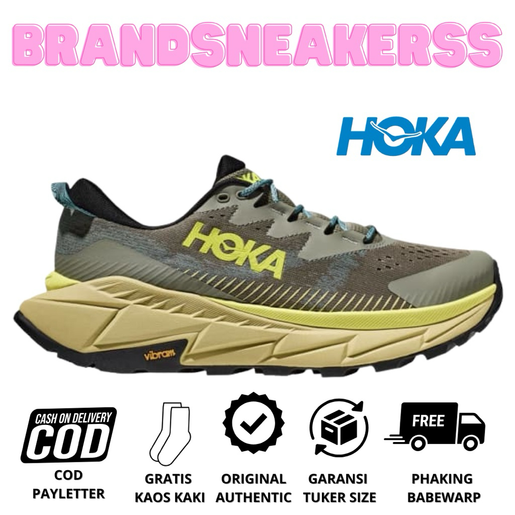 Sepatu Hiking Trailrun Hoka Original Hoka Skyline Float X Olive Haze