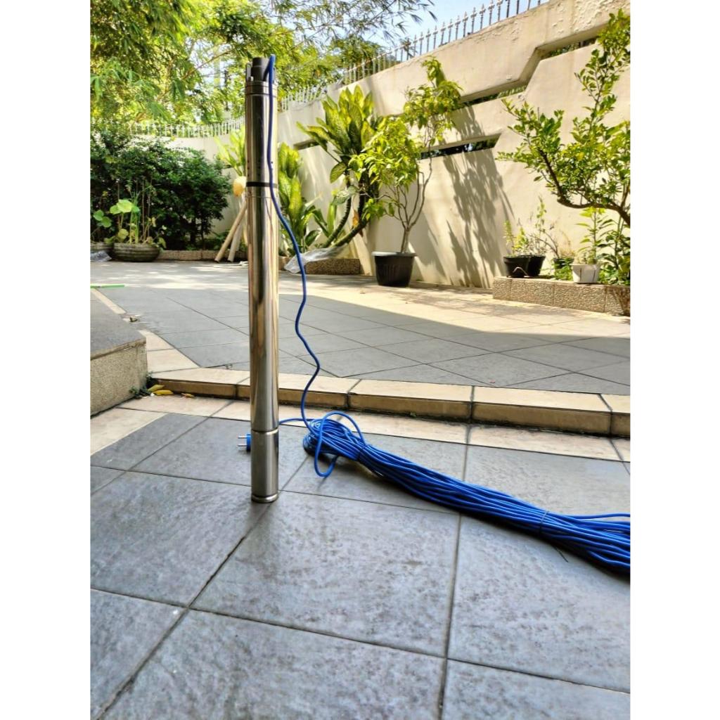 MAXPUMP 2.5SDM1.5/17 Pompa Satelit 2.5 inch 0.33HP Submersible Pump + Kabel 40M Submersible Pump