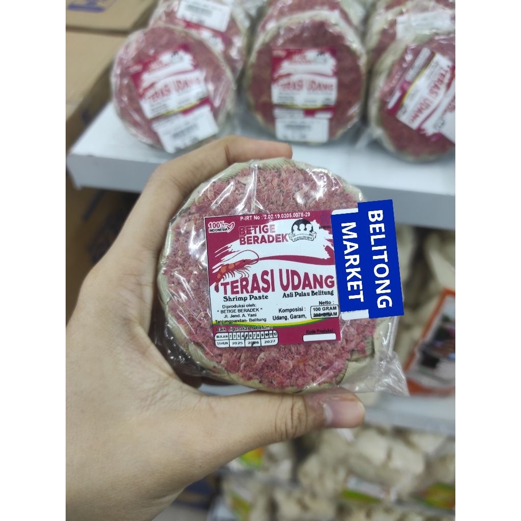 

Terasi Udang Asli Belitung / Shrimp Paste / Terasi Belitong / Belacan Belitong