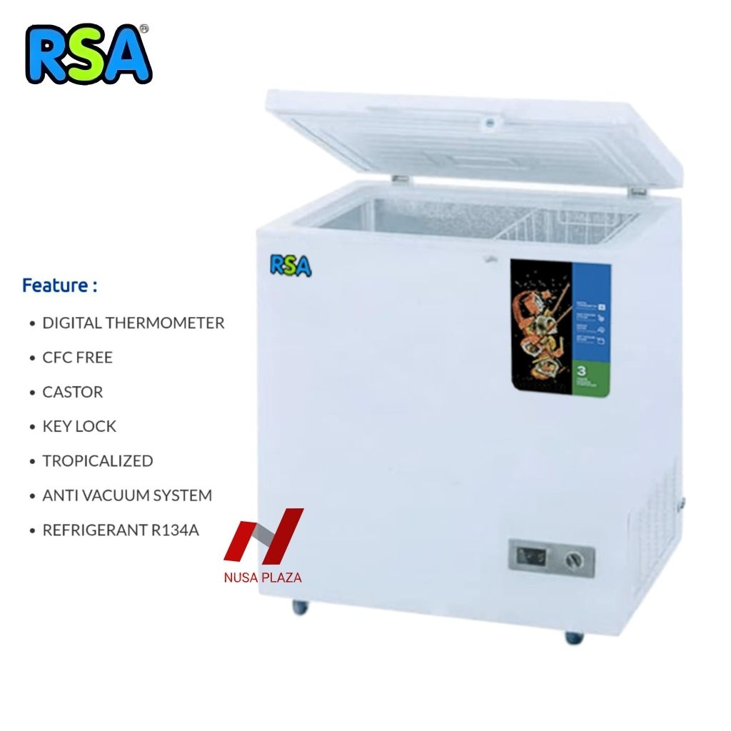 CHEST FREEZER RSA CF-160 150 Liter