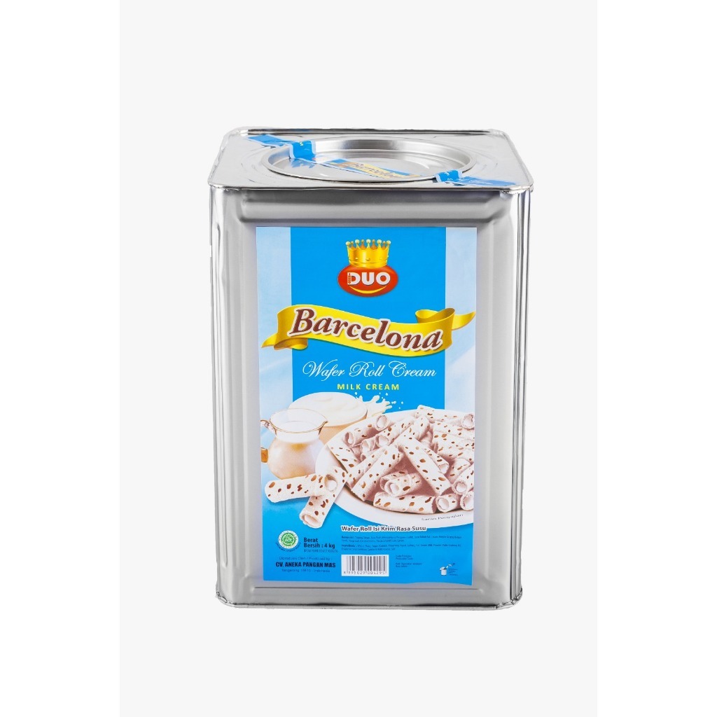 

Sehati Snack - Barcelona Box Wafer Roll/Wafer Stick Susu Cemilan Enak Renyah | 250gr, 500gr Ecer
