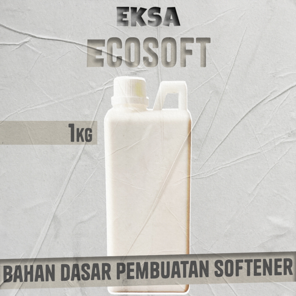 Ecosoft EKSA 1kg Untuk Hasil 120 Liter Bahan Softener Premium untuk Laundry & Rumah Tangga