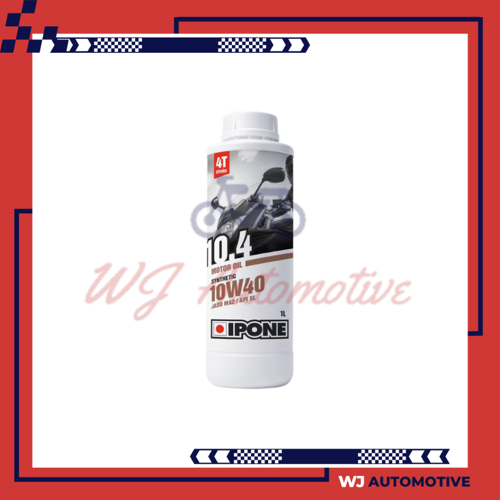 Ipone 10.4 10W40 1 Liter Oli Mesin Motor 4Tak Ipone 10,4 10W 40 1Liter