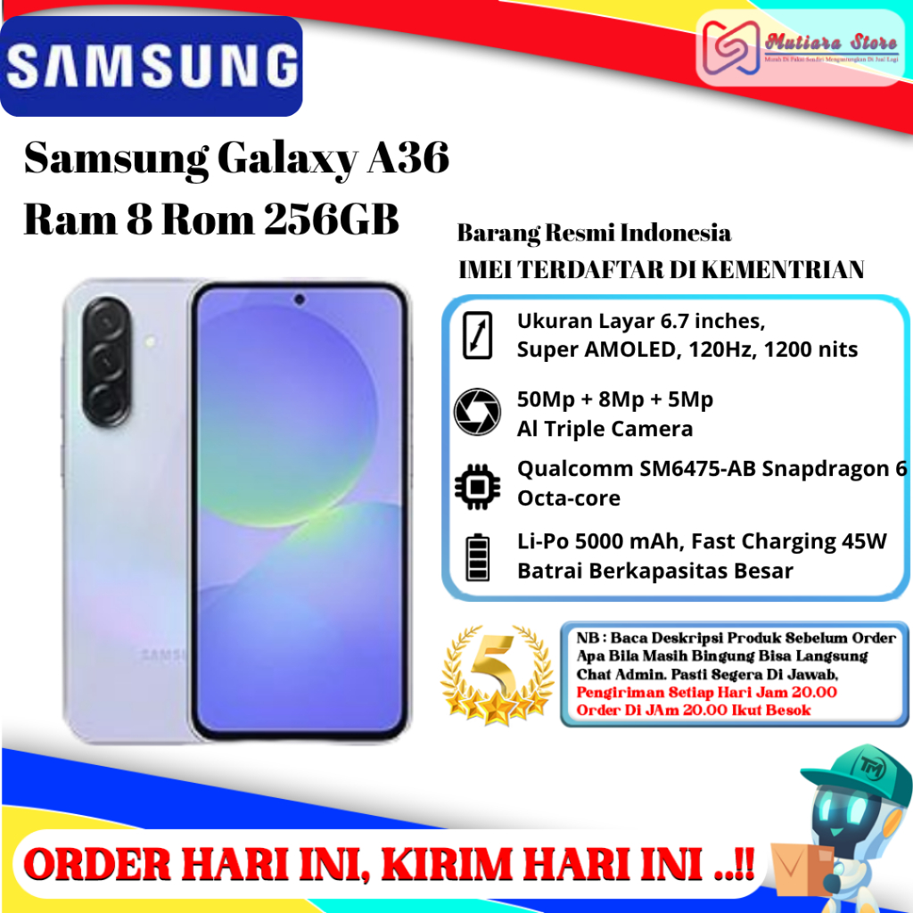 Samsung A36 5G Ram 8/256GB | 12/256GB