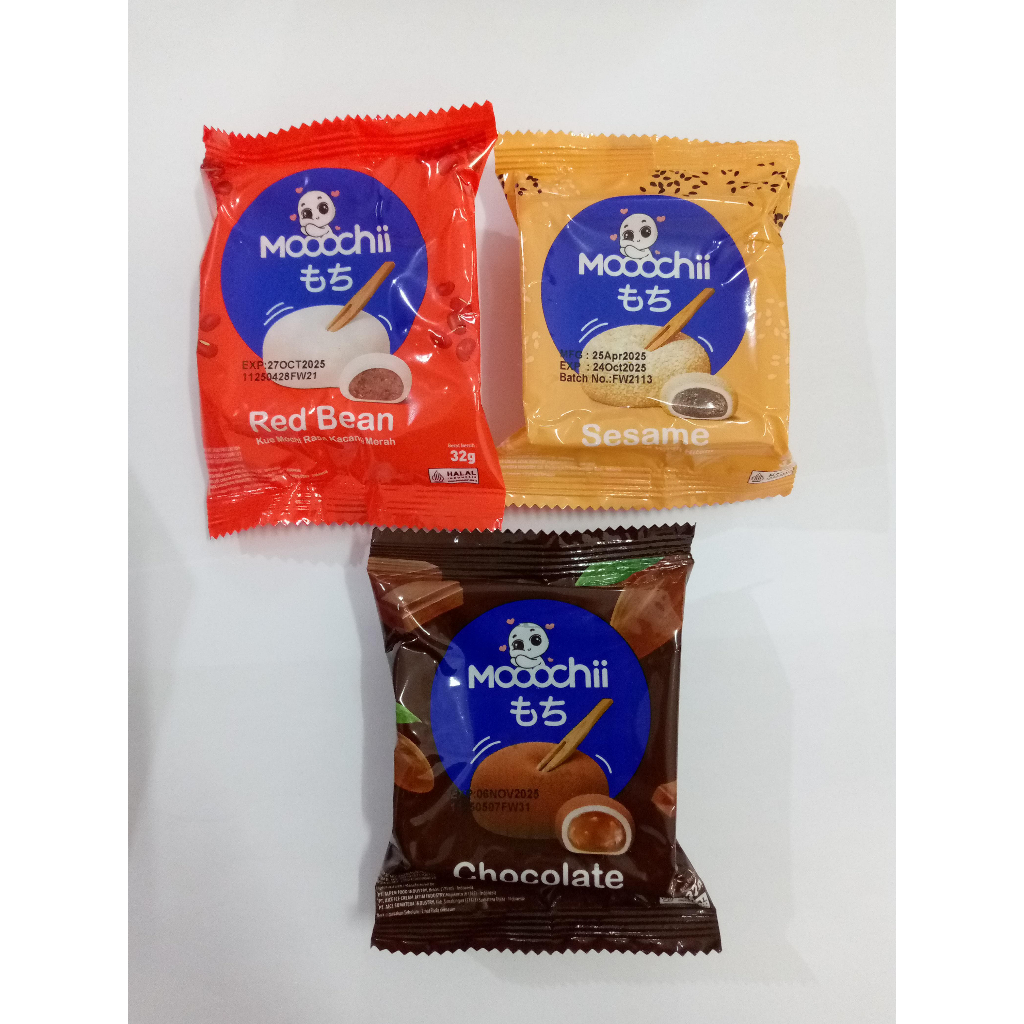 

MOOOCHII Kue Mochi Aneka Rasa Snack Moochi Isi Bulat 32gr