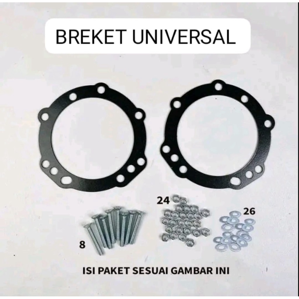 Brackek breket adaptor foglamp 1 set universal mobil TOYOTA AVANZA AGYA LL
