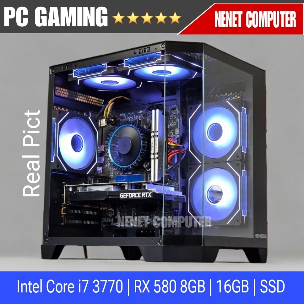 PC Gaming | Intel Core i7 3770 | RX 580 8GB | 16GB | SSD | Mid - High