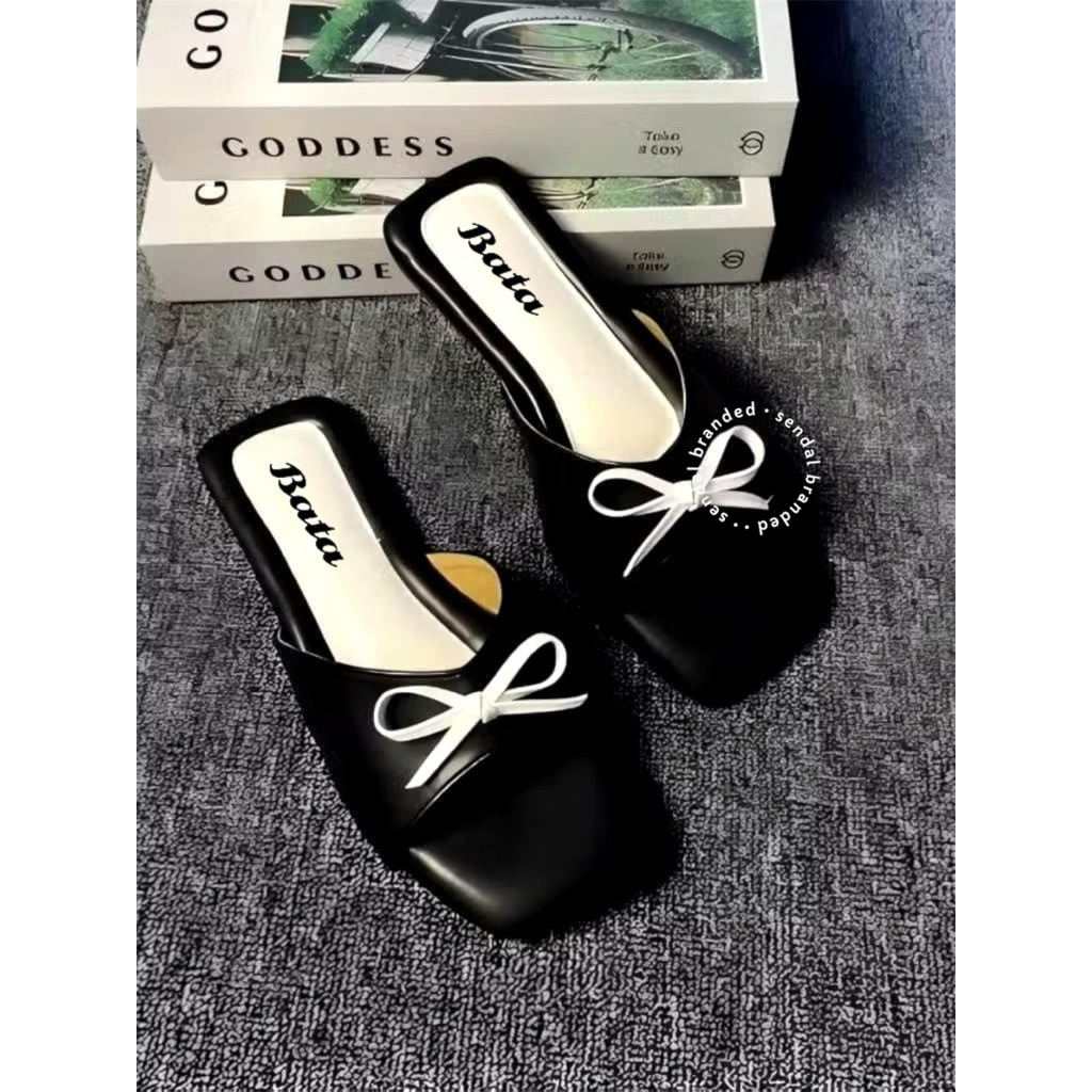 DISCOUNT SANDAL WANITA BATA SENDAL PLATFROM SENDAL TEPLEK KEKINIAN FLAT SHOES PITA