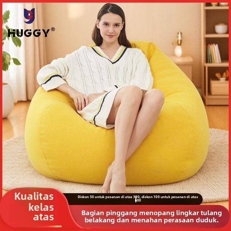HUGGY(Pengiriman 24 jam) Beanbag Sofa Bed Kursi Ruang Tamu Minimalis sofa single murah sofa kecil so