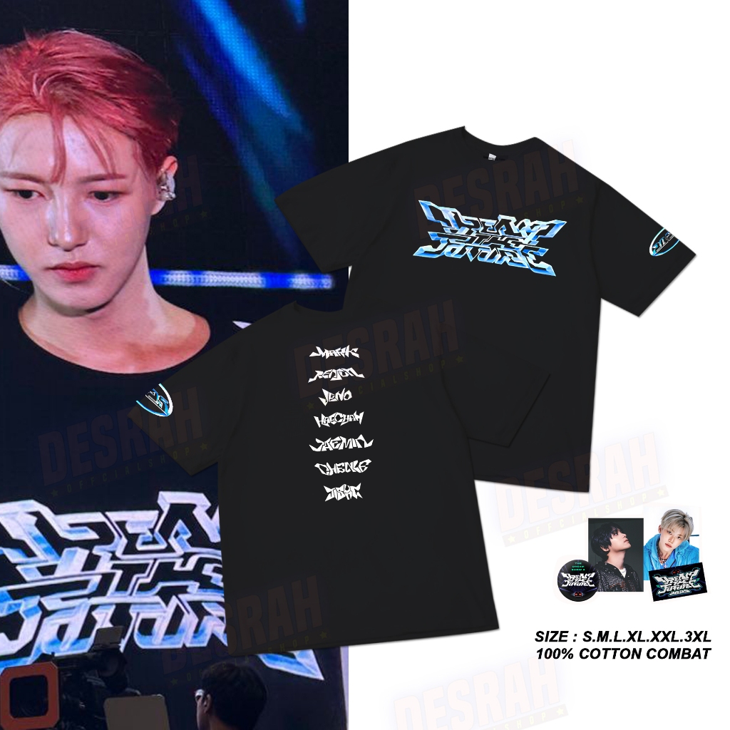 kaos korean kpop NCT DREAM SHOW 4 2025 DREAM THE FUTURE versi nama nama member free PIN + PHOTO + ST