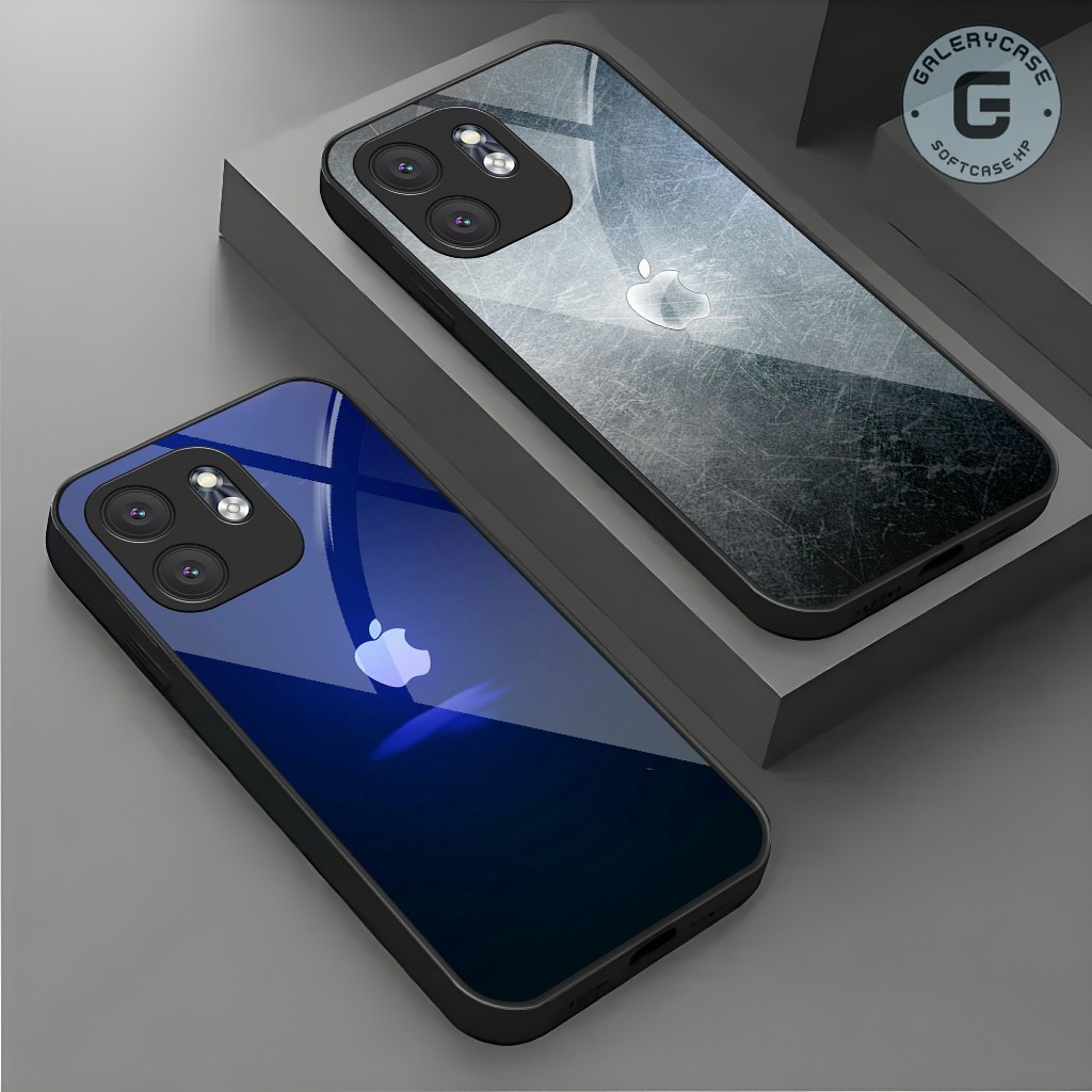 Casing hp INFINIX softcase glass case Handphone INFINIX - Pelindung Handphone - Aksesoris Handphone