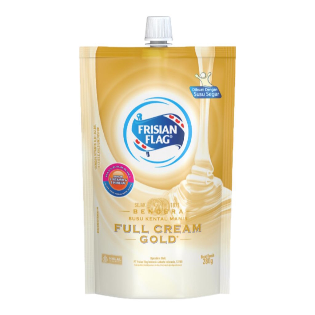 

Frisian Flag Krimer Kental Manis Full Cream Gold Pouch 280 g