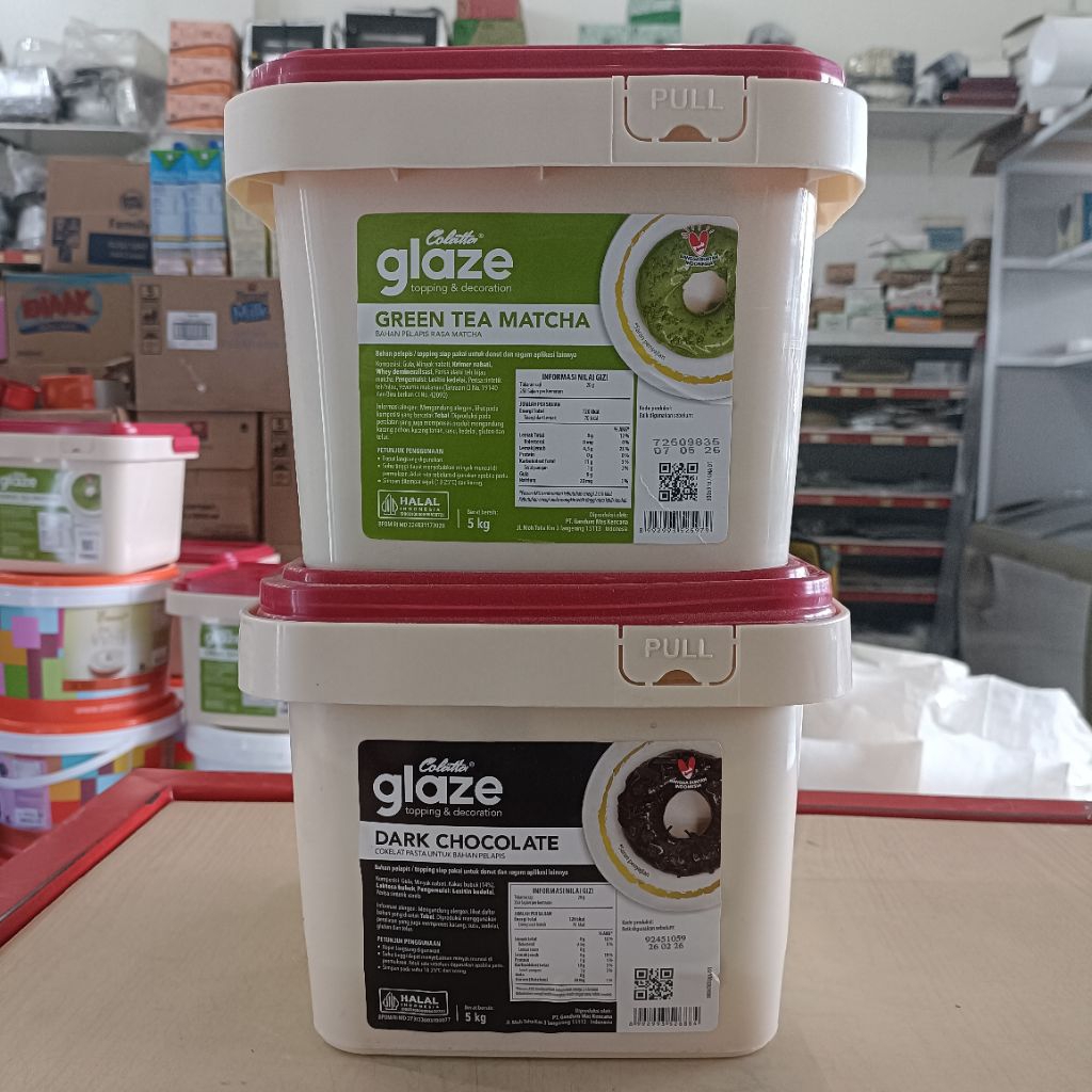 

COLATTA GLAZE 5KG ( CHOCOLATE/GREEN TEA )