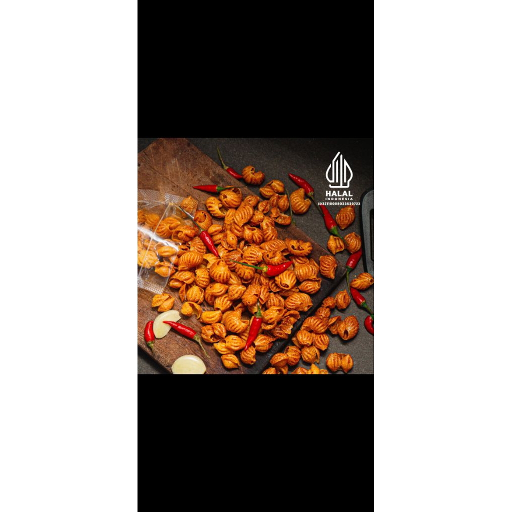 

YuniarSnack - Kerang makanan ringan gurih pedas